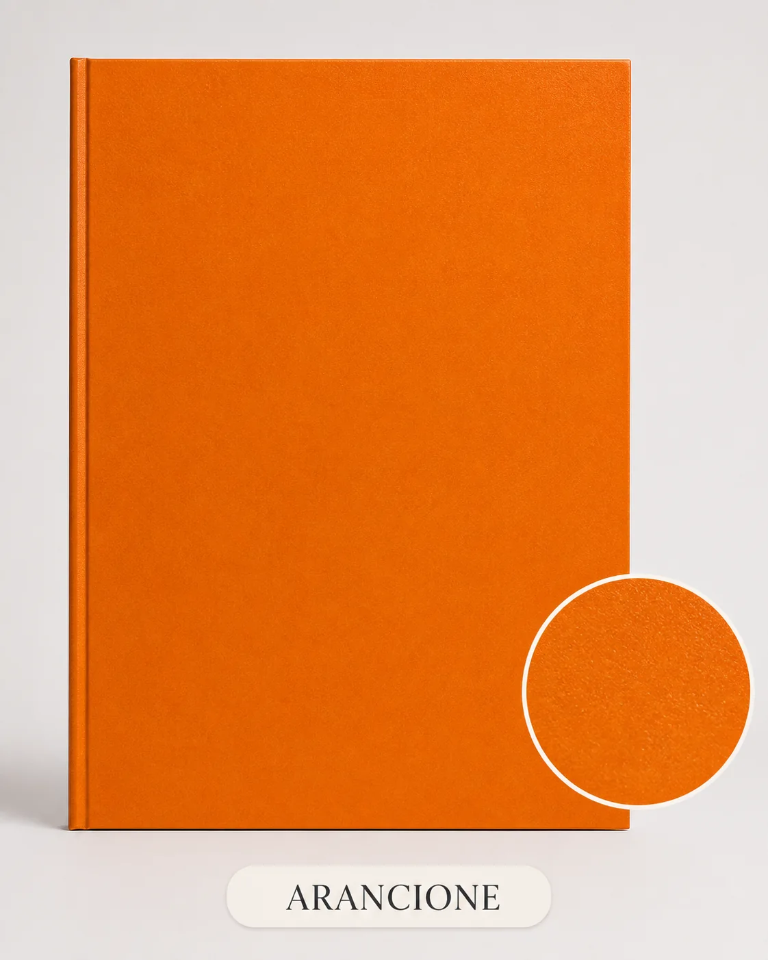 Copertina tesi colore arancione