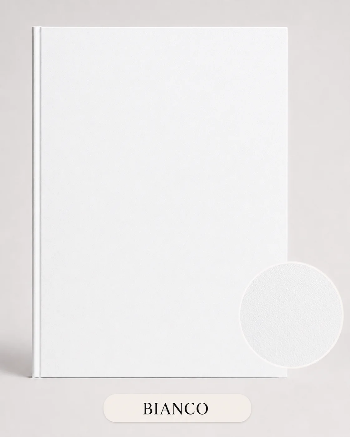 Copertina tesi colore bianco