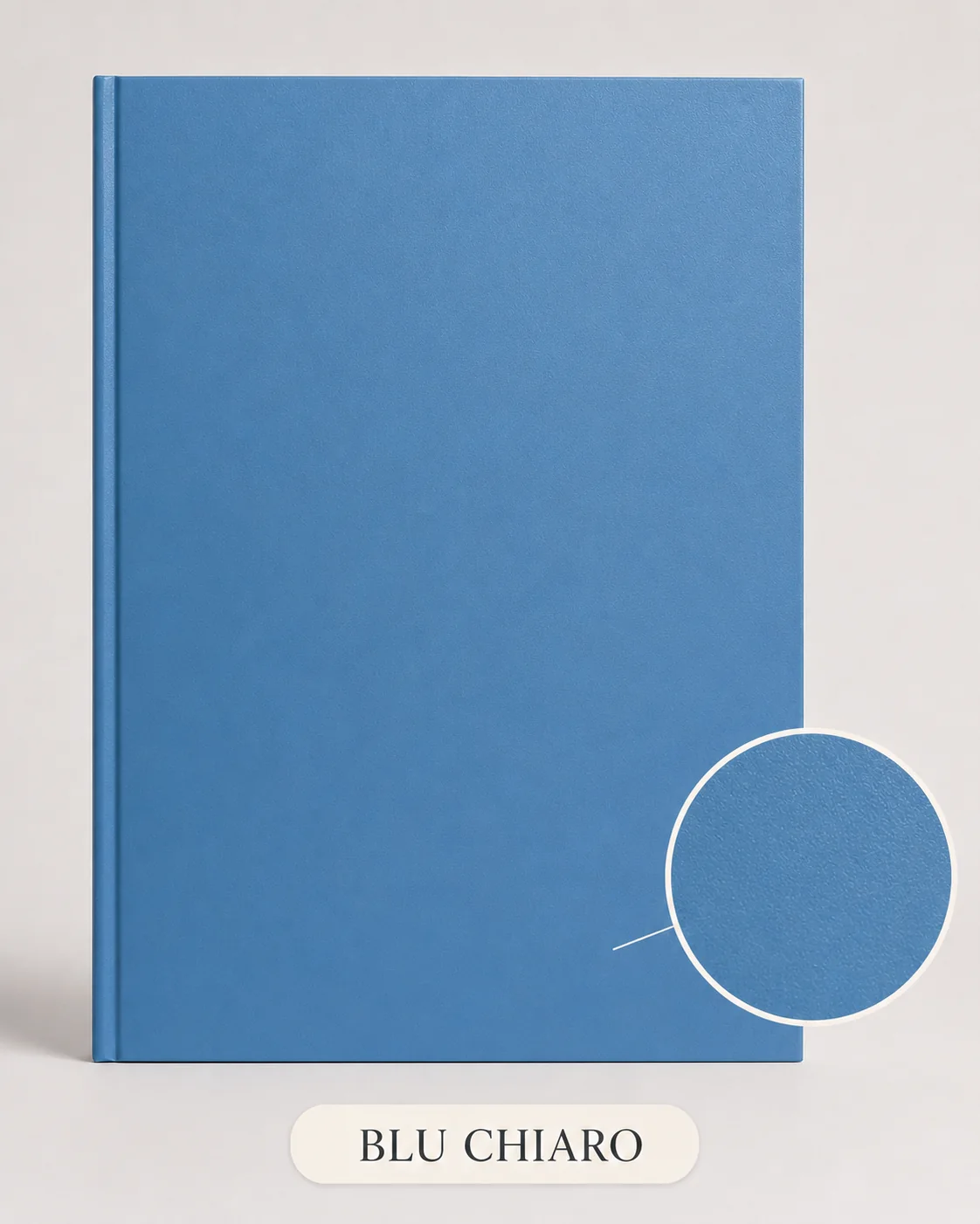Copertina tesi colore blu chiaro