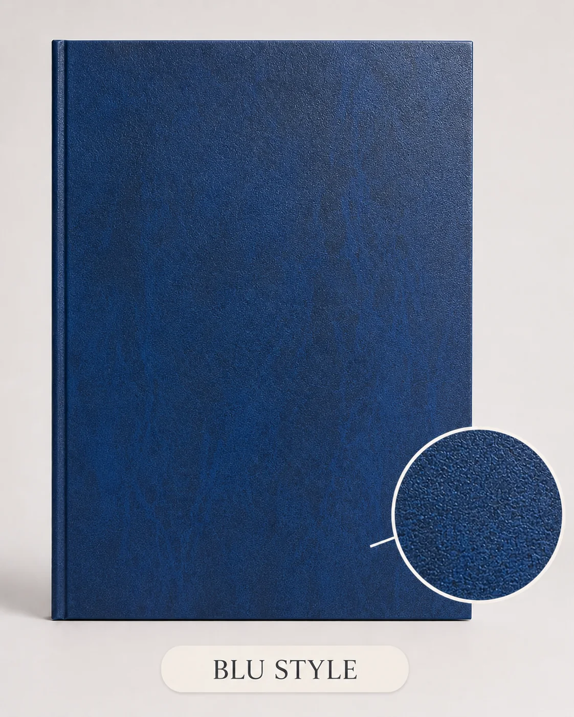 Copertina tesi colore blu style