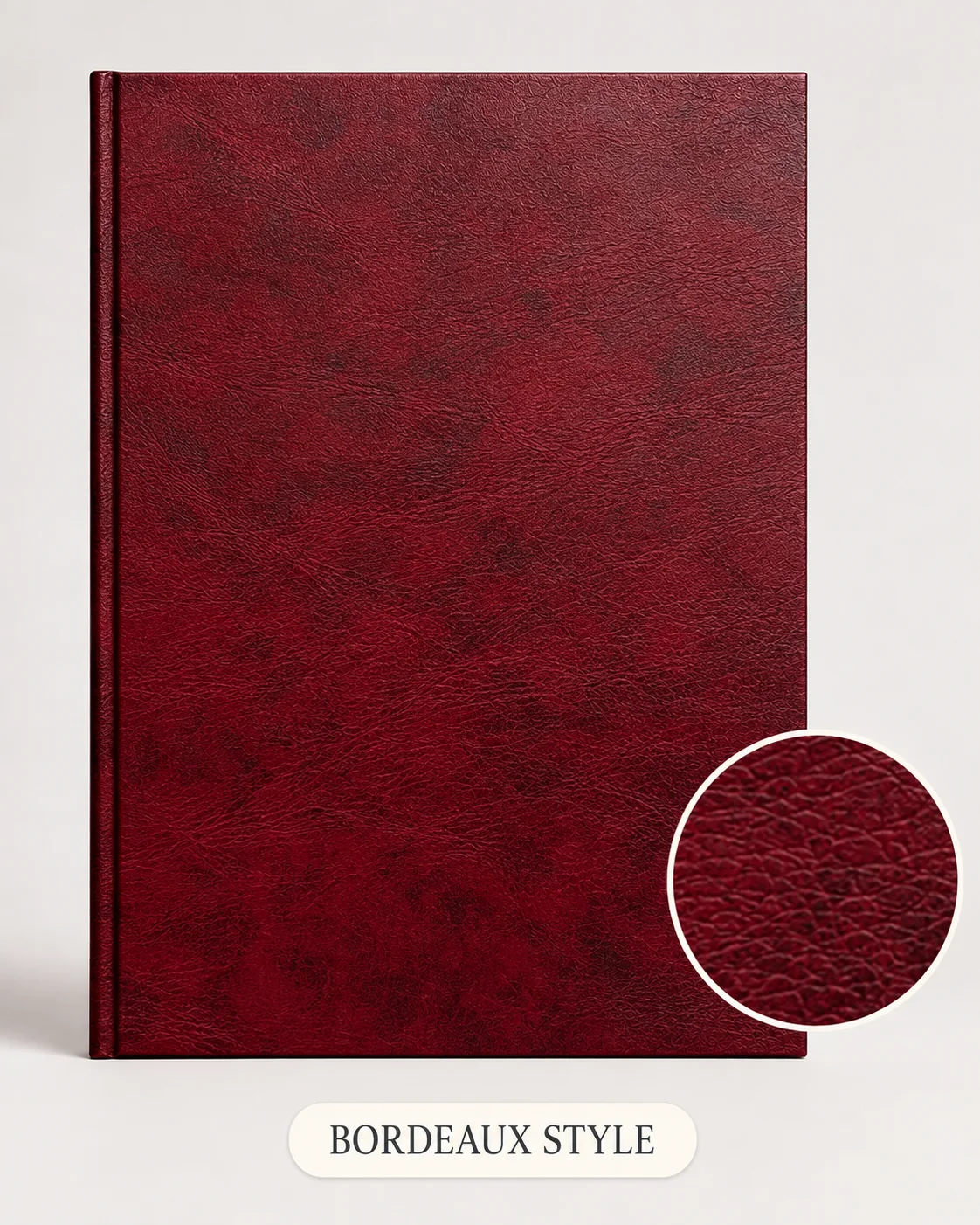 Copertina tesi colore bordeaux style