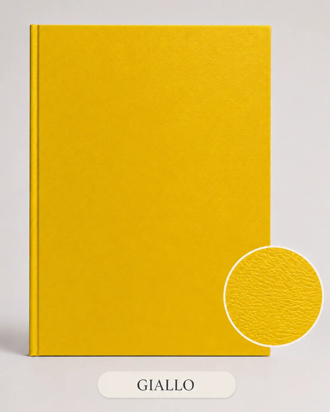 Copertina tesi colore giallo