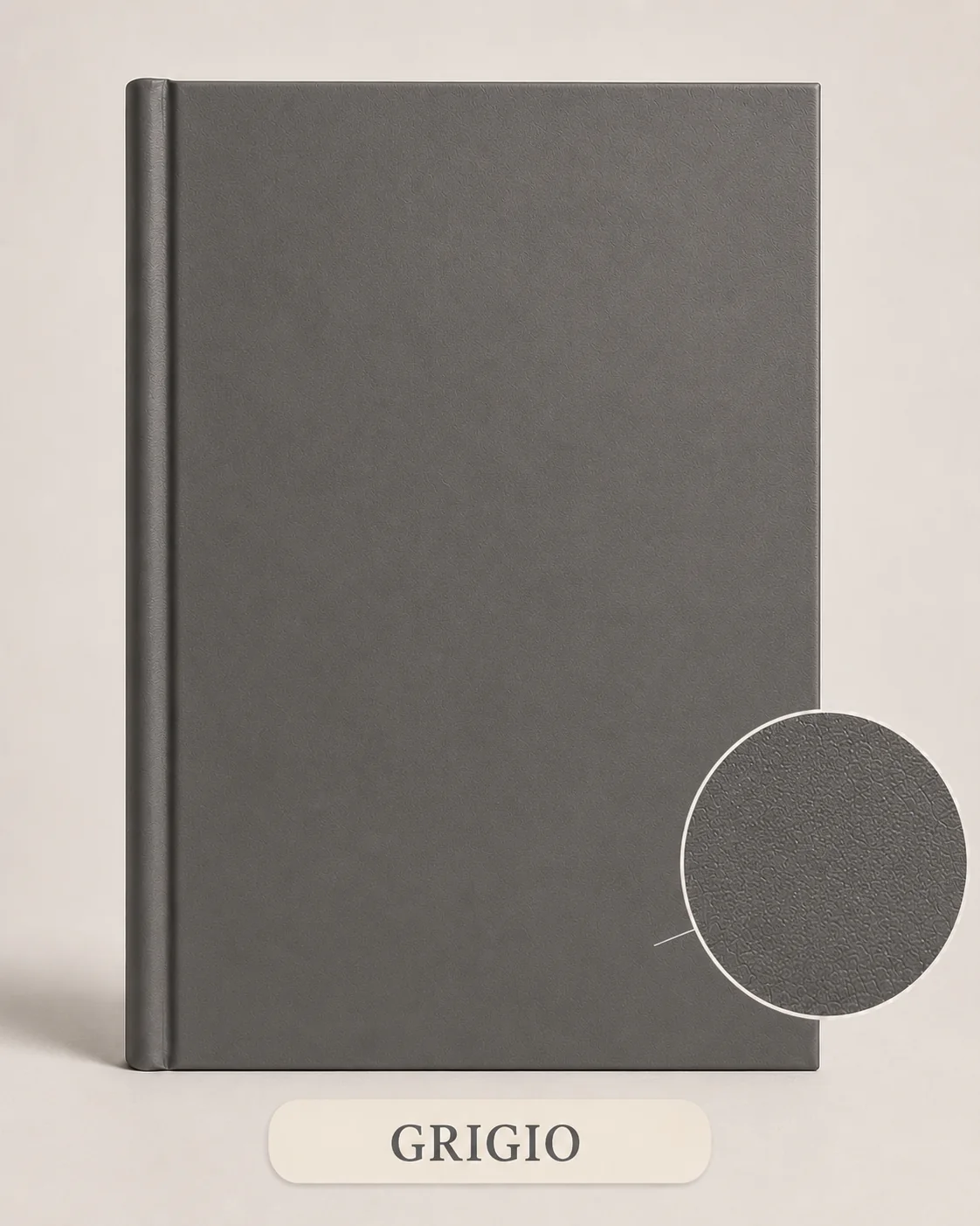 Copertina tesi colore grigio