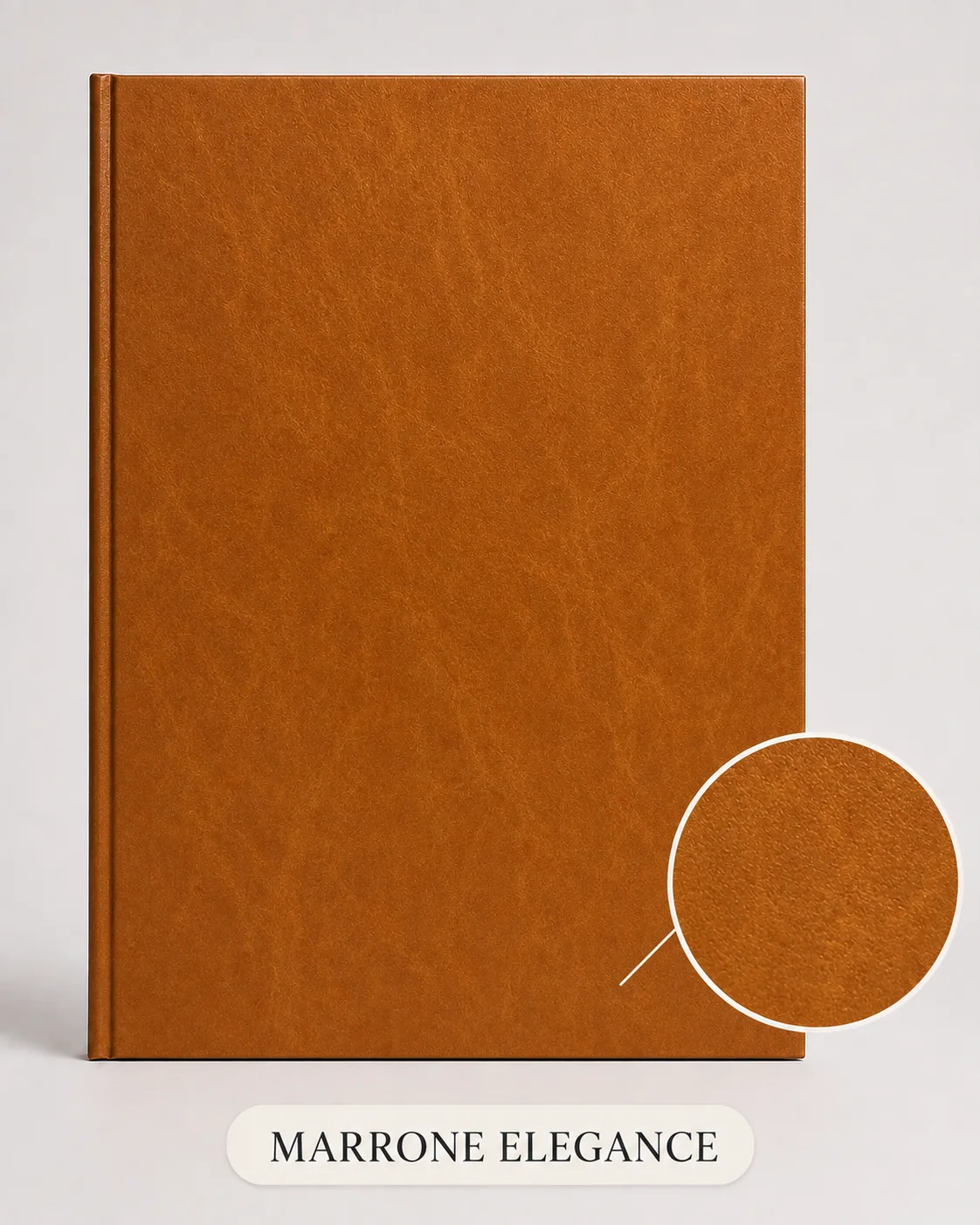 Copertina tesi colore marrone elegance