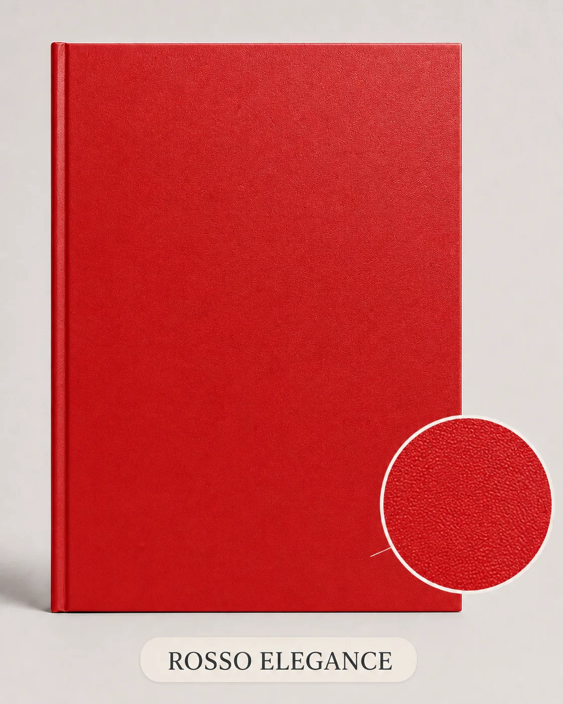 Copertina tesi colore rosso elegance