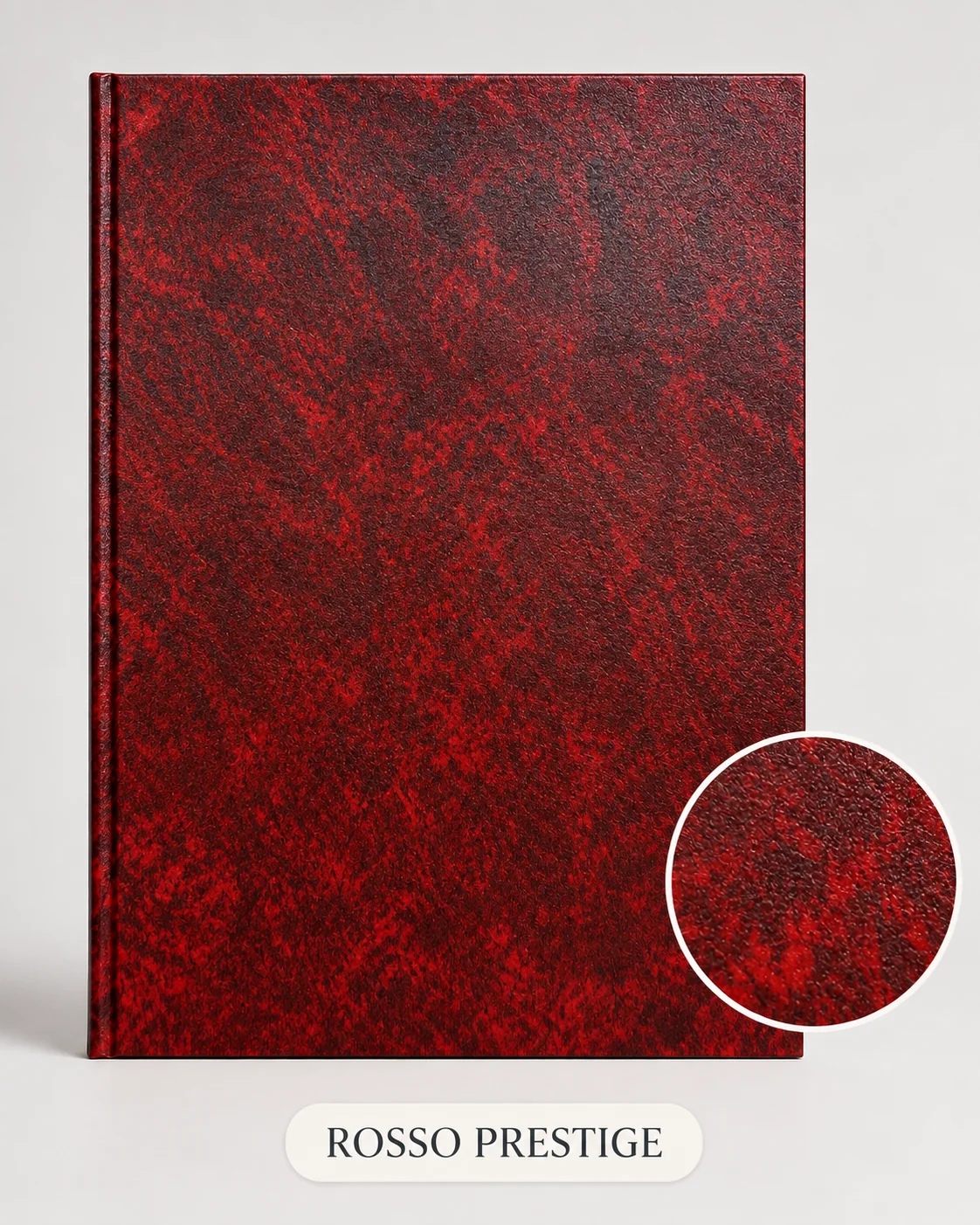 Copertina tesi colore rosso prestige