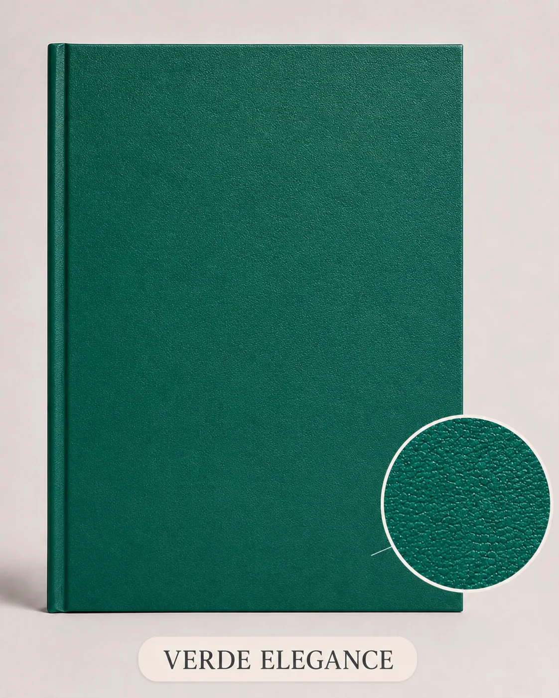 Copertina tesi colore verde elegance