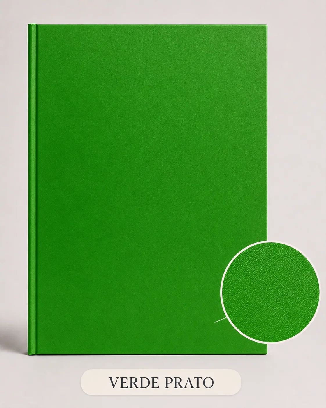 Copertina tesi colore verde prato